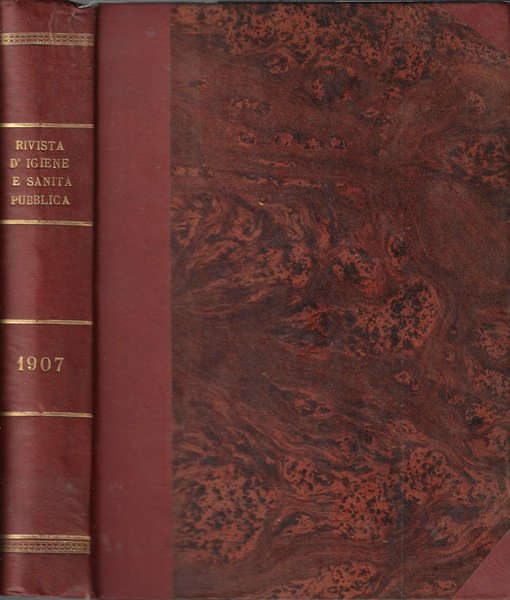 Rivista di igiene e sanità pubblica anno XVIII 1907 | Immagine principale