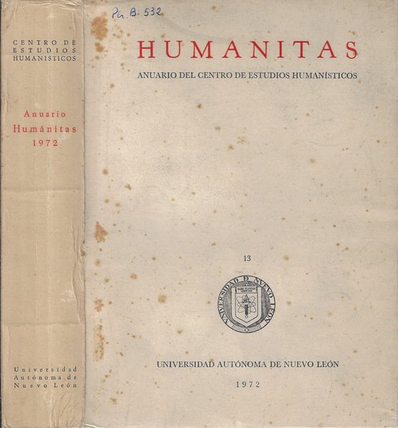 Humanitas N. 13 1972 | Immagine principale