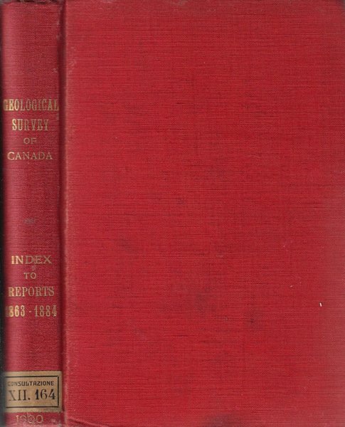 General index of the reports of progress 1863 to 1884 | Immagine principale