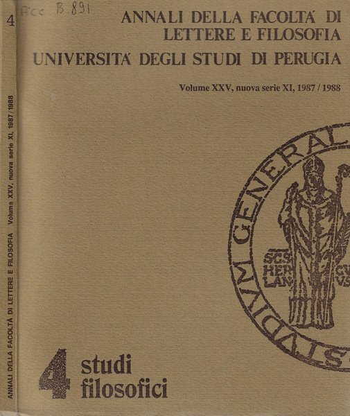 Annali della facoltà di lettere e filosofia Università degli studi … | Immagine principale