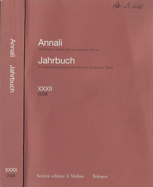 Annali dell'Istituto Storico itali-germanico in Trento  Jahrnuch des italienisch-deutschen …