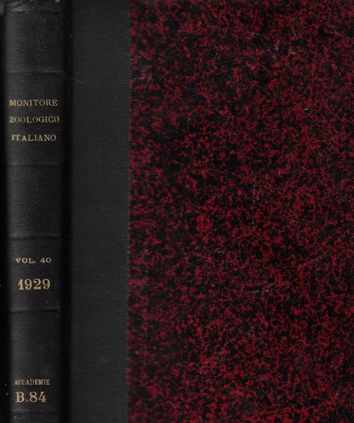 Monitore zoologico italiano anno XL 1929