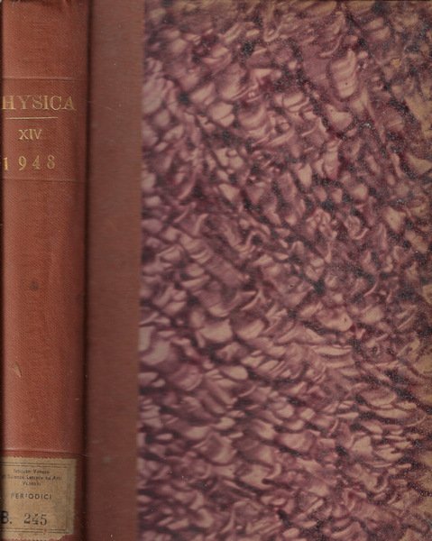 Physica Vol. XIV 1949 | Immagine principale