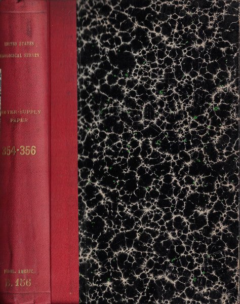 United States Geological Survey Water-Supply Paper 354, 355, 356