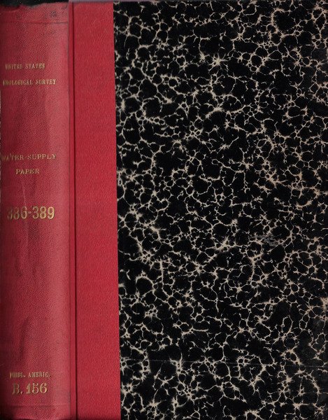 United States Geological Survey Water-Supply Paper 386, 387, 388, 389