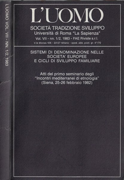 L'uomo Vol. VII N. 1- 1983