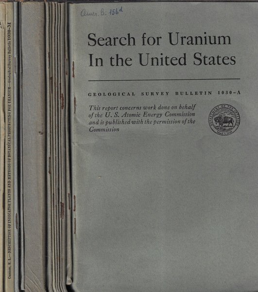 Geological survey bulletin 1030 A, B, C, D, E, F, …