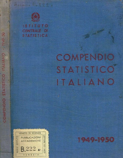 Compendio statistico italiano 1949-1950 | Immagine principale