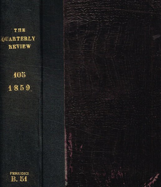 The Quarterly Review vol.105, n.209-210, january & april 1859 | Immagine principale