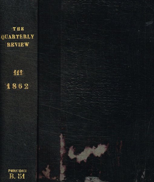 The Quarterly Review vol.111, n.221-222, january & april 1862 | Immagine principale