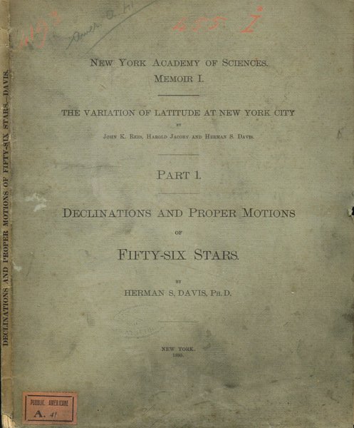 The variation of latitude at New York City. Part 1- … | Immagine principale