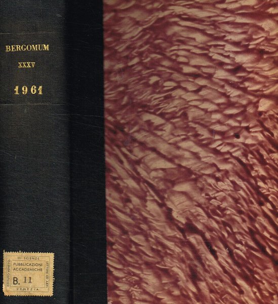 Bergomum. Bollettino della civica biblioteca. Nuova serie anno 1961