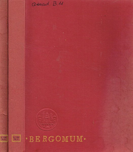Bergomum. Bollettino della Civica Biblioteca Angelo Mai di Bergamo. Studi di storia, arte e letteratura. Anno 1986, fasc.1, 2