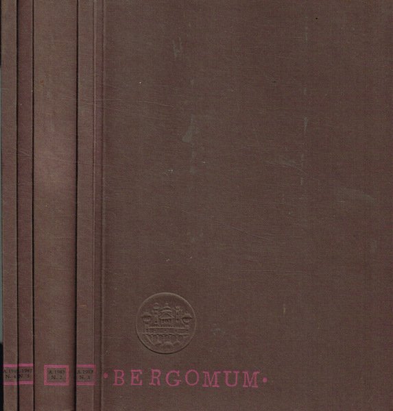 Bergomum. Bollettino della Civica Biblioteca Angelo Mai di Bergamo. Studi …