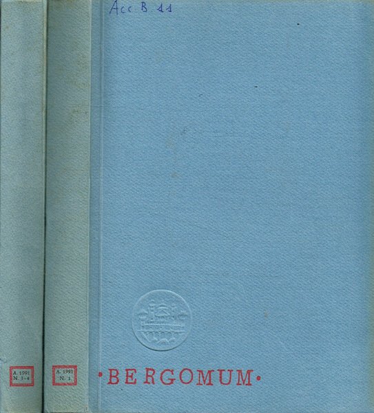 Bergomum. Bollettino della Civica Biblioteca Angelo Mai di Bergamo. Studi … | Immagine principale