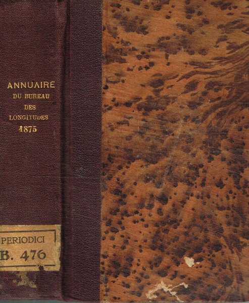 Annuaire pour l'an 1875, publié par le bureau des longitudes | Immagine principale