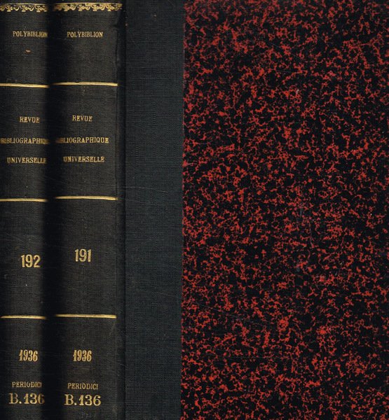 Polybiblion. Revue bibliographique universelle, tome 191, 192, anno 1936