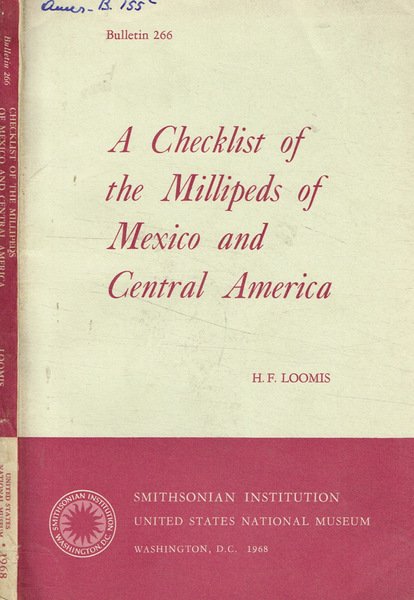 A checklist of the millipeds of Mexico and Central America | Immagine principale