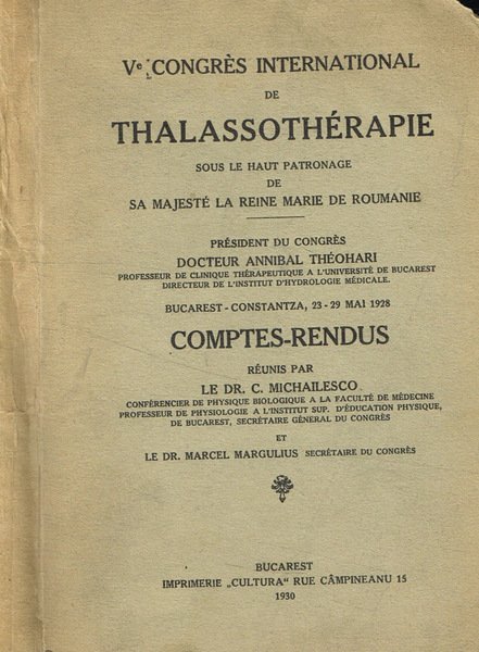 V Congres international de Thalassotherapie | Immagine principale