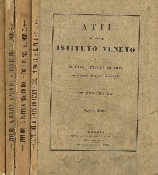 Atti del reale istituto Veneto di scienze, lettere ed arti …