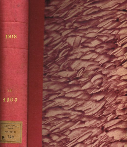 Isis. An international review devoted to the history of science …