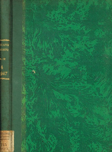 Il nuovo cimento organo della società italiana di fisica. Vol.IV, … | Immagine principale