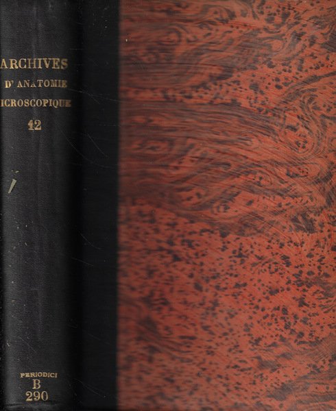 Archives d'Anatomie Microscopique Anno 1910