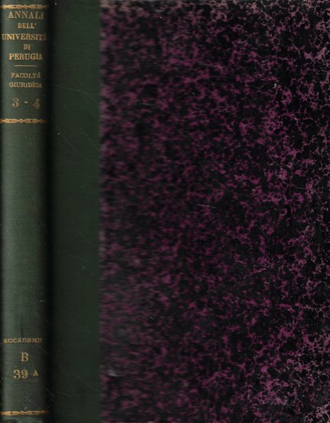 Annali dell'Università Libera di Perugia Vol. II Anno 1887-88 | Immagine principale