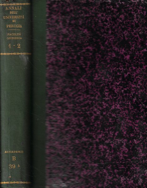 Annali dell'Università Libera di Perugia Vol. II Anno 1885-86 | Immagine principale