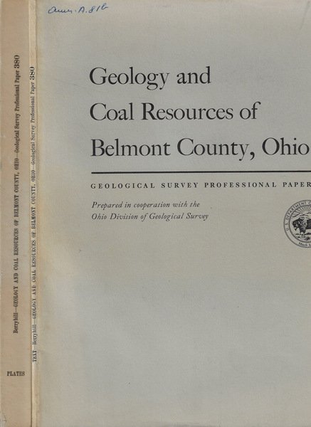 Geology and Coal Resources of Belmont County, Ohio