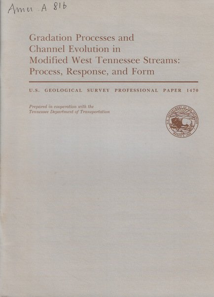 Gradation Processes and Channel Evolution in Modified West Tennessee Streams: … | Immagine principale