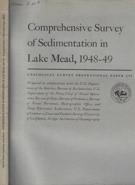 Comprehensive Survey of Sedimentation in Lake Mead, 1948-49