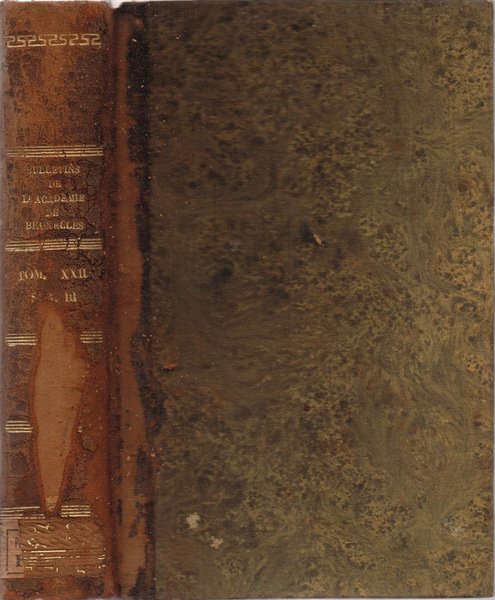 Bulletins de l'Académie Royale des Sciences, des Lettres et des …