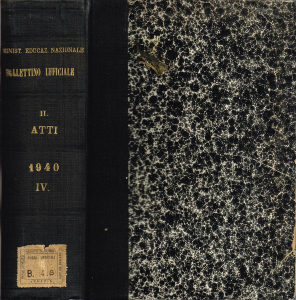 Bollettino ufficiale - Parte II. - Atti di Amministrazione