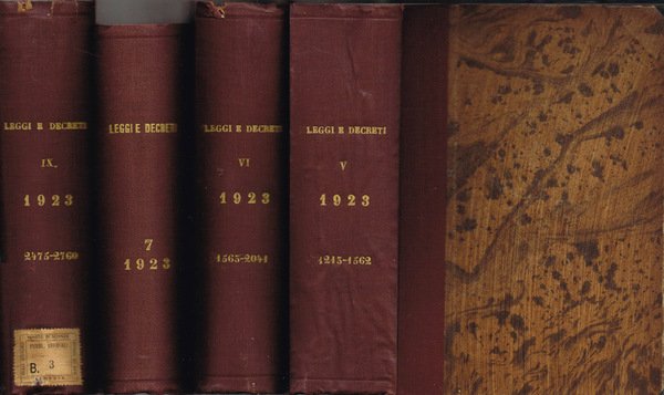 Raccolta ufficiale delle Leggi e dei Decreti