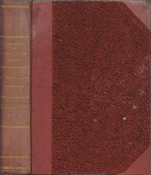 Pubblicazioni del Laboratorio di Chimica Biologica