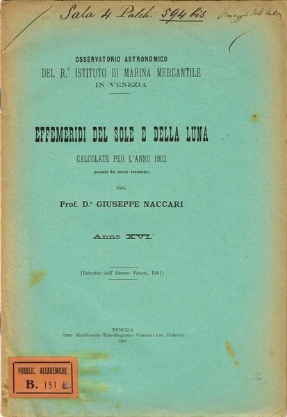 Effemeridi del Sole e della Luna
