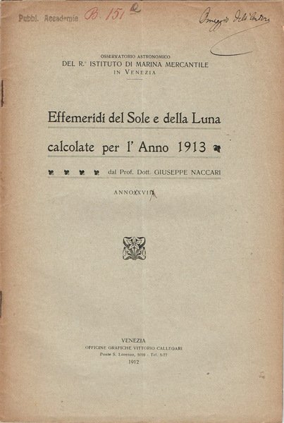 Effemeridi del Sole e della Luna
