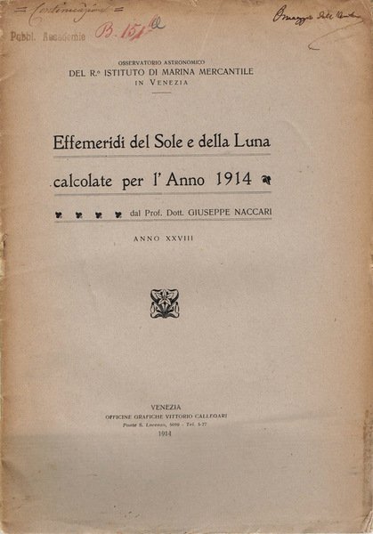 Effemeridi del Sole e della Luna