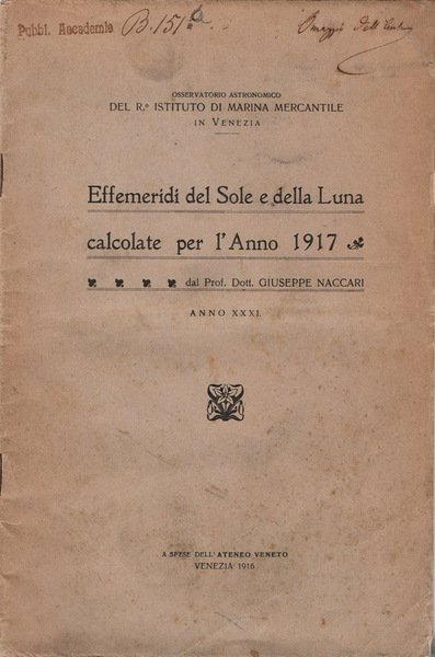 Effemeridi del Sole e della Luna