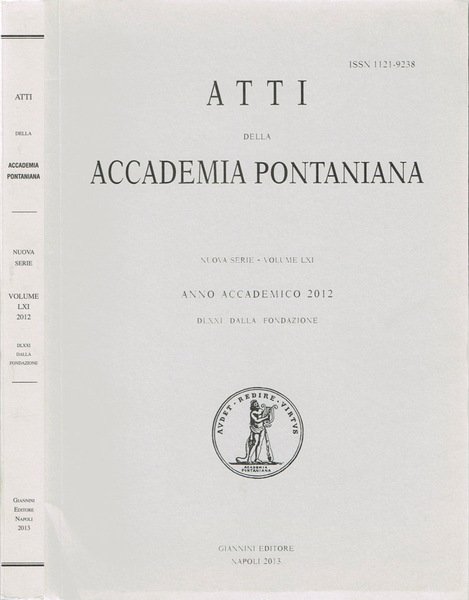 Atti della Accademia Pontaniana