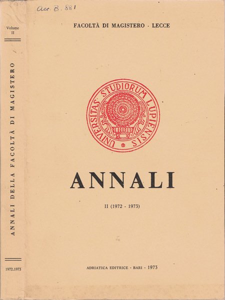 Annali | Immagine principale