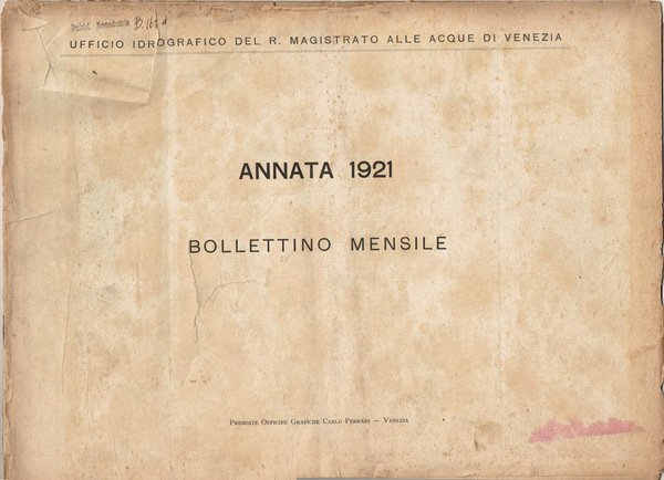 Ufficio Idrografico del R. Magistrato alle Acque di Venezia - …