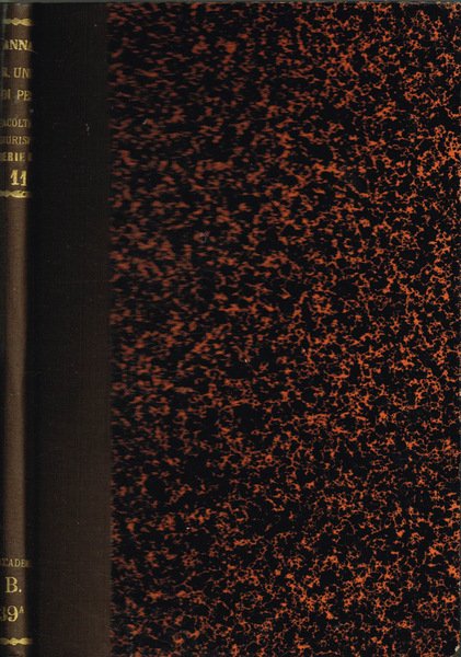 Istituto Giuridico della Università di Perugia - Annali della Facoltà … | Immagine principale