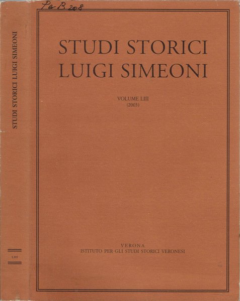 Studi Storici Luigi Simeoni