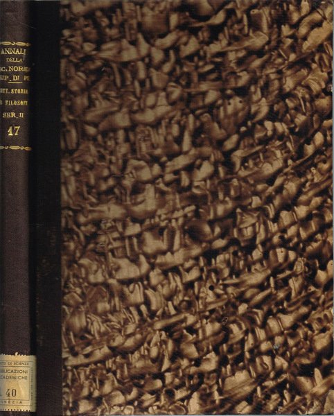 Annali della Scuola Normale Superiore di Pisa