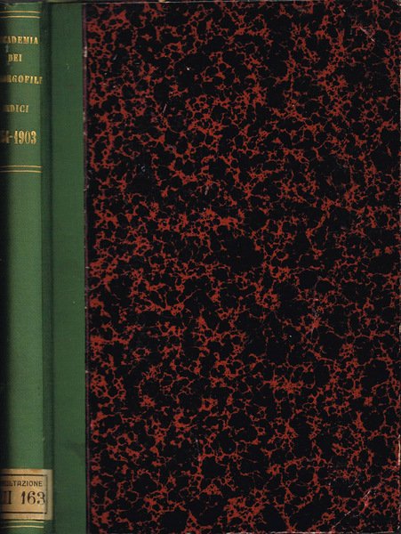 Degli studi e delle vicende della reale Accademia dei Georgofili