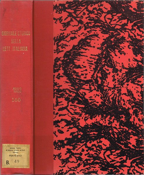 Giornale Storico della Letteratura Italiana