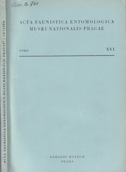 Acta faunistica entomologica musei nationalis Pragae
