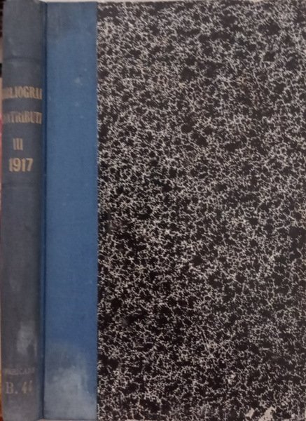 Bibliographical Contributions Vol.III, 1917 | Immagine principale